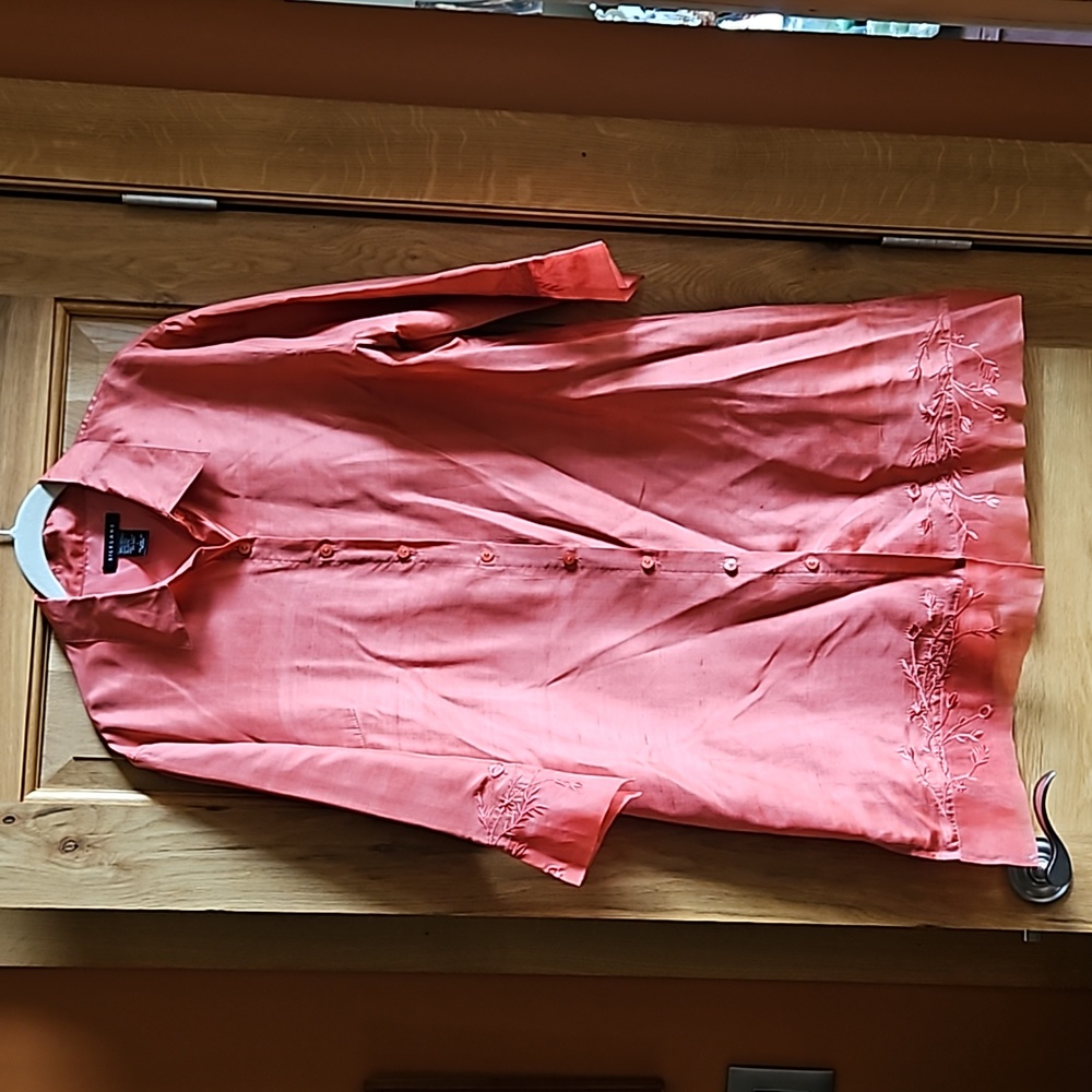 SilkLand size L 100% silk blouse